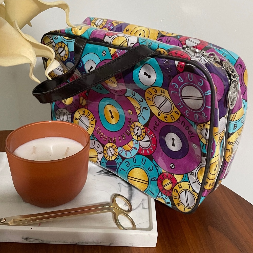 Vintage Retro Henri Bendel Cosmetic & Jewelry Travel Case